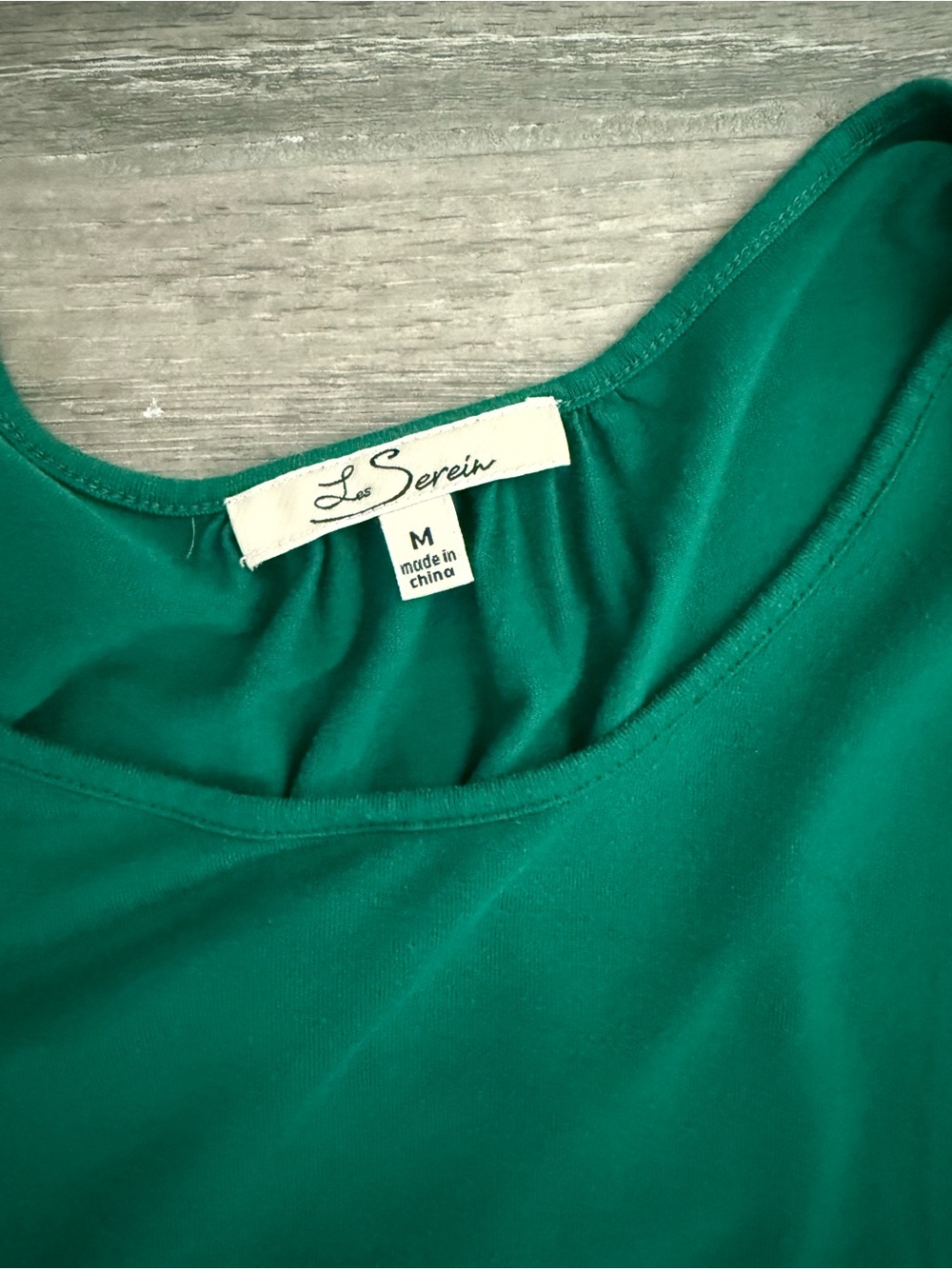 Teal Green Scoop Neck Tank Top